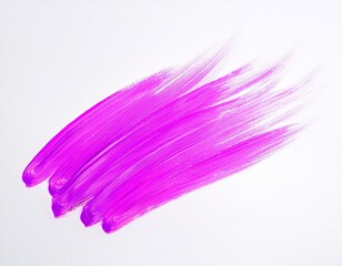 Wall Mural - purple brush stroke abstract background isolated on white