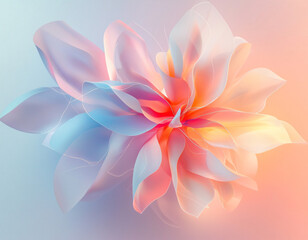 Wall Mural - Pastel Flower Bloom