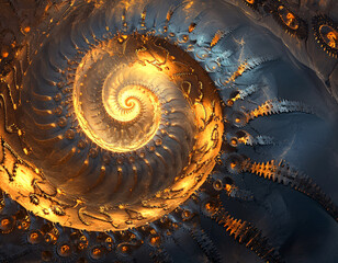 Canvas Print - Golden Spiral