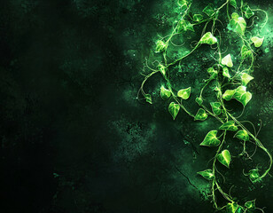 Sticker - Glowing Green Vines