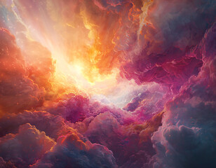 Wall Mural - Celestial Cloudscape