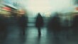 © scrdy - Blurred Woman Walking in City, Motion, Urban, Anonymous, Solitude