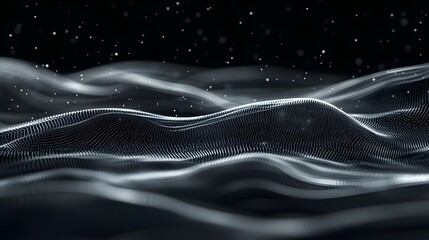 Abstract Gray Waves With Glimmering Particles