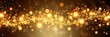 © Chalermrach - Gold gradient abstract background resembling shimmering lights, vibrant, decoration