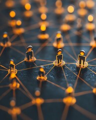 Poster - A global business communication network