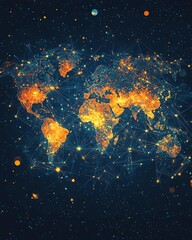 Aufkleber - A global communication system