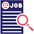 © IconVerse - Job Analysis vector icon illustration of Human Resource iconset.