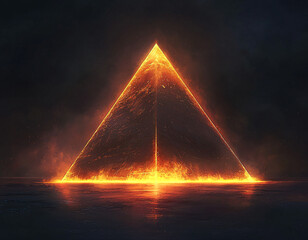 Poster - Fiery Pyramid