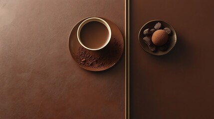 Wall Mural - Create a refined marketing website for a luxury brand using a mocha color palette Include engaging call-to-action buttons and real-life customer experiences that reflect the brand\u2019s elegance and