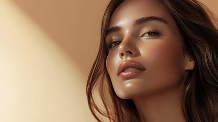 Wall Mural - Build an elegant marketing website for a high-end lifestyle brand using a sophisticated mocha palette Incorporate stylish call-to-action buttons and client testimonials that embody the brand\u2019s