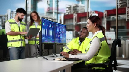 Poster - Oil And Gas Industry. Engineering Using Computers