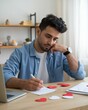 © Skyfe - Thoughtful Young Man Writing Love Notes Valentine's Day Marketing