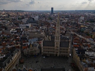 Wall Mural - Aerial view of Grand Place, Brussels