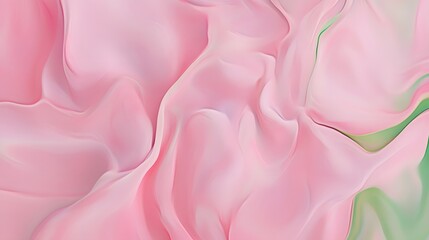 Wall Mural - abstract pink and green liquid wave background