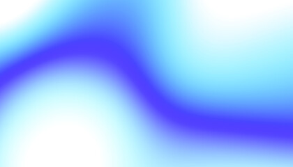 Poster - Overlay abstract blue gradient on transparent background. Elegance wavy gradient