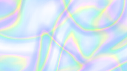 Fototapete - Colorful gradient shape blur. Blur Gradient Shape transparent PNG shape gradient Shining circle holographic blurred shape rainbow colors. Abstract design