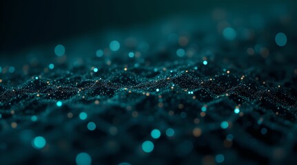 Abstract images of matrices, networks, digital code.