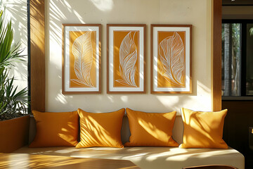 Wall Mural - Home Decor Enhances Interior Design with Stylish Comfort and Warmth Beautifully