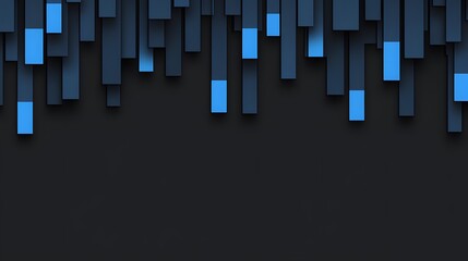 Wall Mural - abstract dark blue light blue geometric background