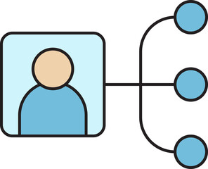 Poster - People Network Diagram Icon
