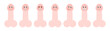 © _AsAnia_ - Penis emoji collection. Set of funny dicks with different emotions. Vector illustration