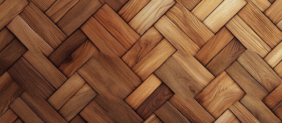 Sticker - Cinnamon parquet as a textured background. with copy space image. Place for adding text or design