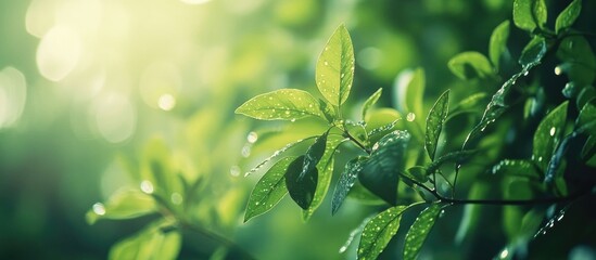 Leinwandbilder - Plant life in the countryside. with copy space image. Place for adding text or design