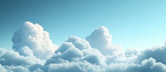 Poster - Full frame of clouds viewed from a low angle. with copy space image. Place for adding text or design