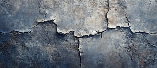 Poster - Cracks and the texture of the aged surface Background for designs and presentations. with copy space image. Place for adding text or design