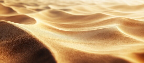 Fototapete - Waves of sand in the desert. with copy space image. Place for adding text or design
