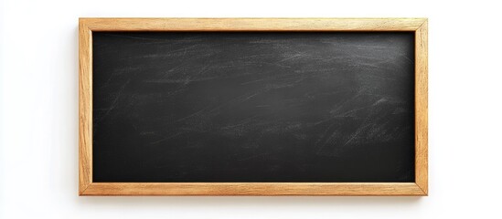 Leinwandbilder - Black Boards on a White Background. with copy space image. Place for adding text or design