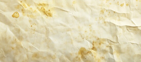 Leinwandbilder - Paper texture with a light rough spotted blank copy space background in beige yellow and brown