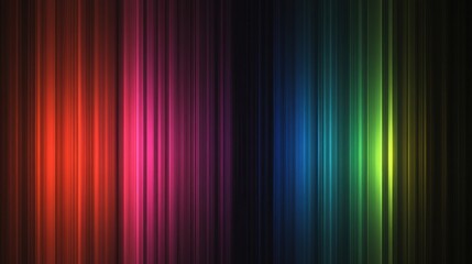 Abstract colorful vertical light streaks background.