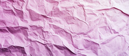 Leinwandbilder - Pink old rose paper with a creased texture background crumpled paper for use as a background. with copy space image. Place for adding text or design