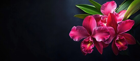 Aufkleber - Cattleya Orchid. with copy space image. Place for adding text or design