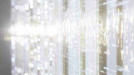 Wall Mural - abstract glowing digital data stream background.