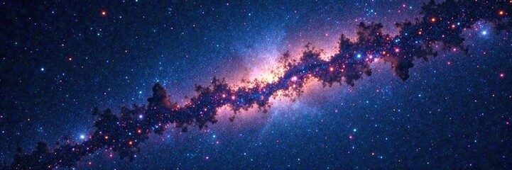 Wall Mural - vast expanse of the milky way's twinkling lights, milky way, cosmic, stars