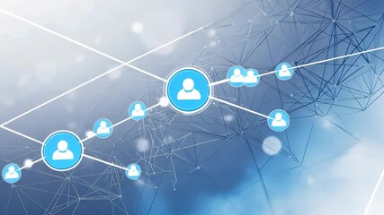 Global Network Connection: Digital World Interconnectivity