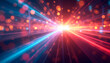 © Lightning - Abstract Light Rays, Bokeh Background - Abstract backgrounds