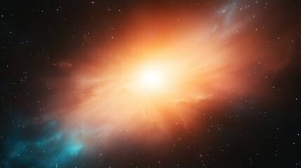 Wall Mural - hyperspace flight through vibrant nebulae in deep space exploration with futuristic energy and cosmi