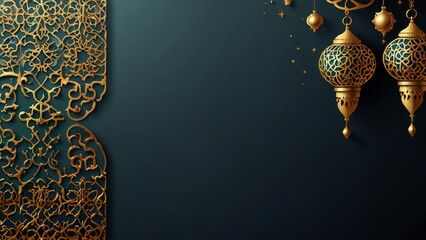 Wall Mural - arabic islamic calligraphy ornament