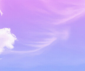 Wall Mural - pink sky and clouds background