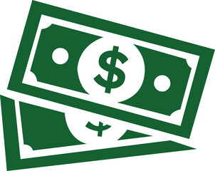 money clip art design on plain white transparent isolated background for sign, decal, card, shirt, h