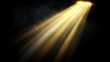 © Johannes - Sunlight shining through dark clouds rays of yellow holy lights.