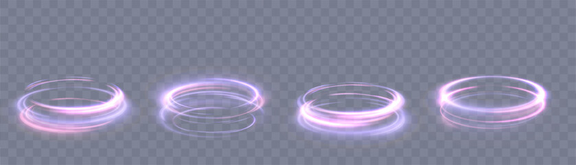 Wall Mural - glowing bright lines of podium lighting. abstract lines of light trace movement. bright light effect
