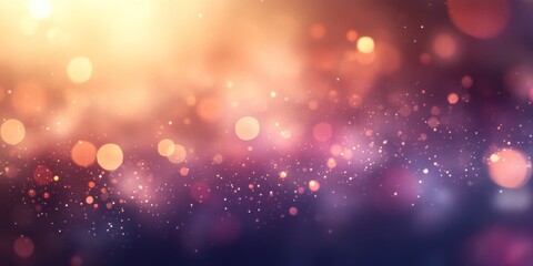 Wall Mural - bokeh light creates a mesmerizing effect that resembles a nebula, enhancing the beauty of this bokeh