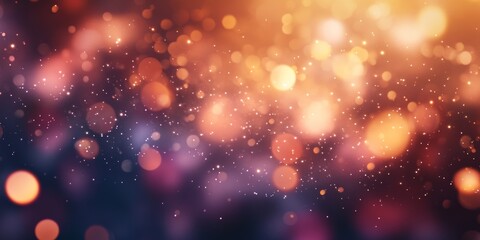 Wall Mural - bokeh light creates a mesmerizing effect that resembles a nebula, enhancing the beauty of this bokeh
