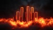 © Sweettymojidesign - Futuristic Cityscape Illuminated by Neon Lights in Dark Atmosphere