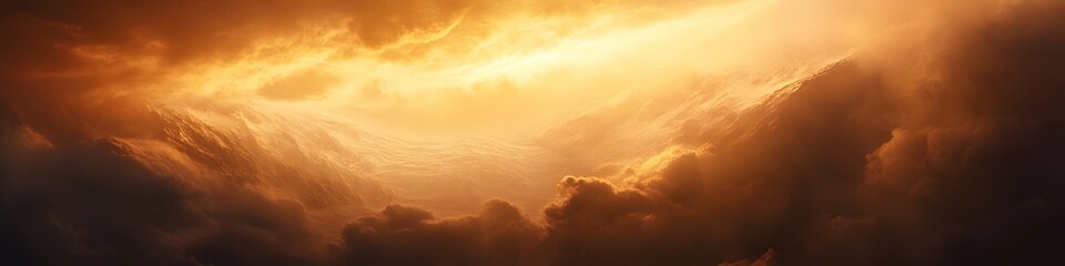 Aufkleber - Wide shot of Mount Kilimanjaros glaciers glowing under golden light, with clouds swirling around its rugged peaks, in 4K resolution