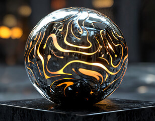 Sticker - Illuminated Sphere